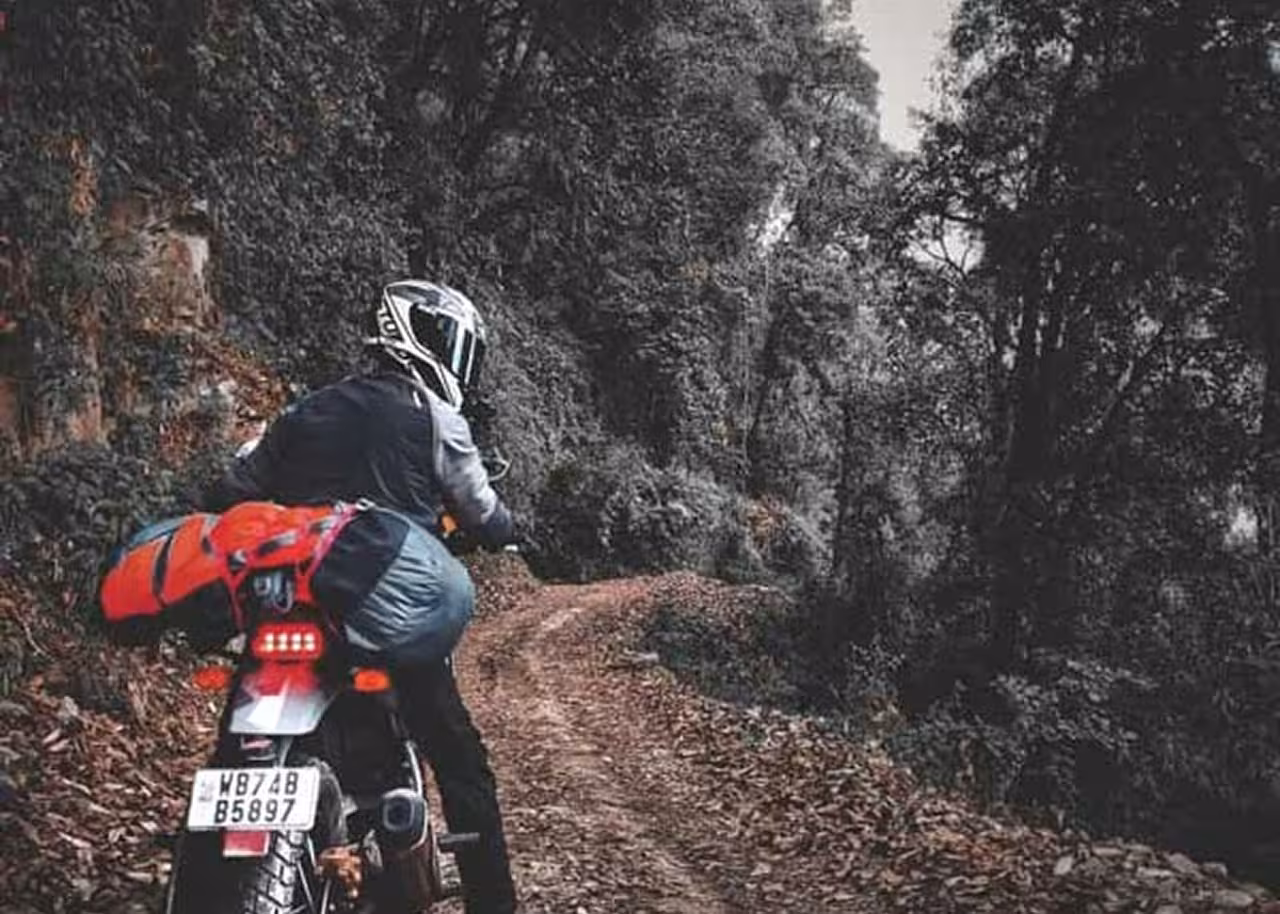Happy customer enjoying a ride on his Bikewala bike