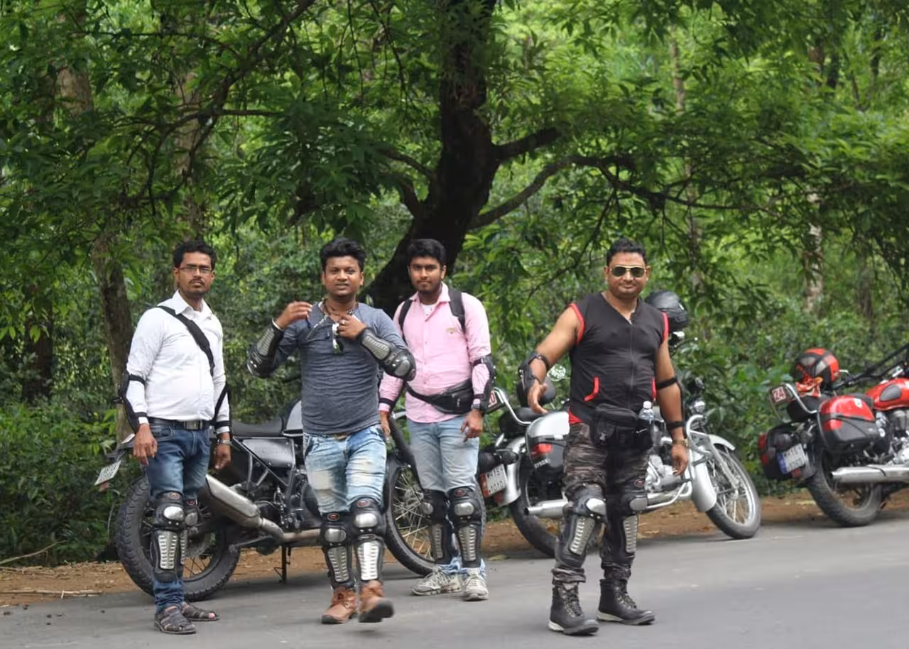 Happy customer enjoying a ride on his Bikewala bike