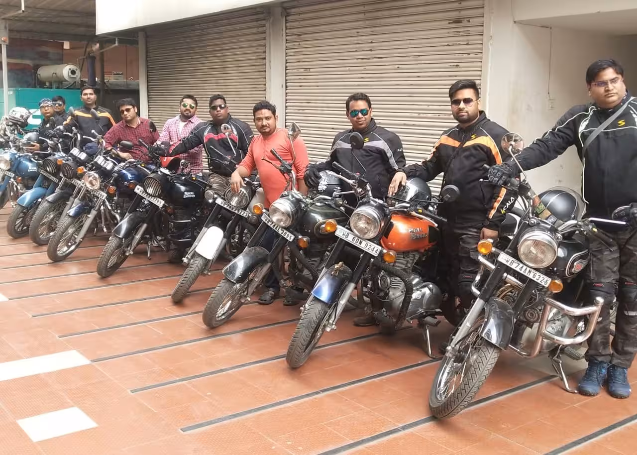 Happy customer enjoying a ride on his Bikewala bike